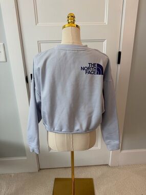 The North Face Pale Purple Cropped Logo Crewneck